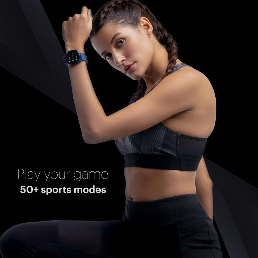 Noise Evolve 2 Play AMOLED Display Smart Watch with Fast Charging, Always On Display, 50 Sports Modes, Hindi Language Support, Noise Health Suite (Electric Blue) noise evolve 2 play amoled display smart watch with fast charging, always on display, 50 sports modes, hindi language support, noise health suite (electric blue)