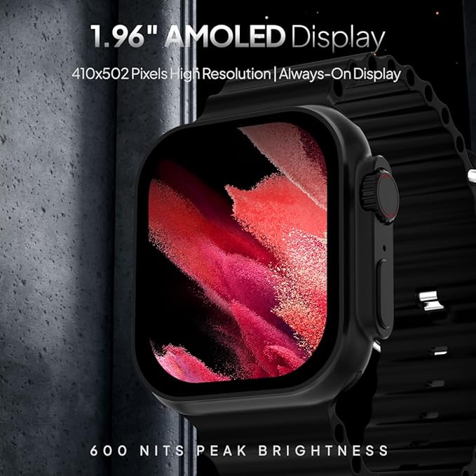 fire boltt newly launched gladiator + 1.96” amoled display luxury smartwatch, rotating crown, 115+ sports modes & bluetooth calling, ai voice assistant, gamin fire boltt newly launched gladiator + 1.96” amoled display luxury smartwatch, rotating crown, 115+ sports modes & bluetooth calling, ai voice assistant, gamin