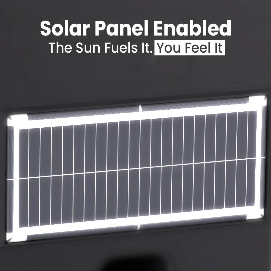 toreto 20w high bass bt speaker, up to 8 hrs of playtime, btv5.0, solar charging multi functional with aux/usb/tf card/fm with flash light & 2000 mah battery (solar beatz, black)